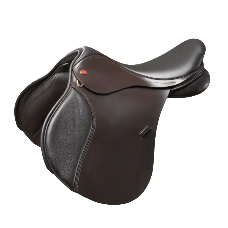 Kent and Masters Pony Club S Series Long Leg Saddle - Brown